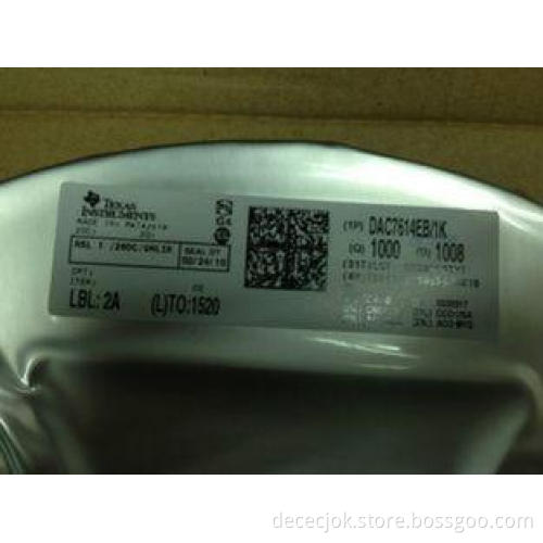 Unipolar Bipolar Electronic IC Chip DAC , DAC7614 Integrate